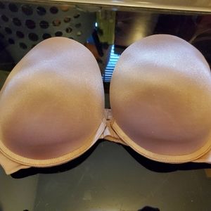 Gilligan O'Malley 36c tan nude strapless bra